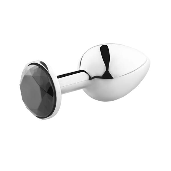 Butt Plug Diamant Zwart - Secret Play