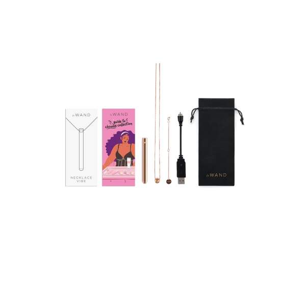 Le Wand - Necklace Vibe - Ketting  - Vibrator - Stainless Steel - Rose Gold - Afbeelding 6