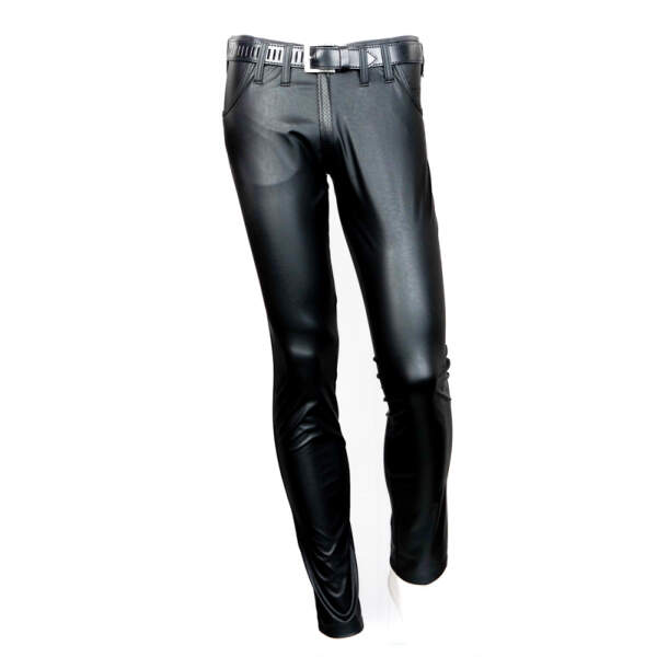 Benno Von Stein - Kyngax - Broek - PU Leer - Zwart - Afbeelding 5
