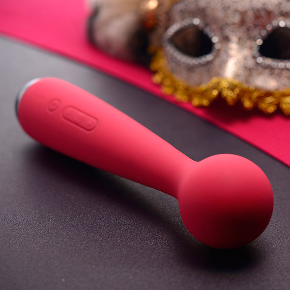 Svakom - Emma - Mini Wand - Clitoris Vibrator - Kersenrood - Afbeelding 2