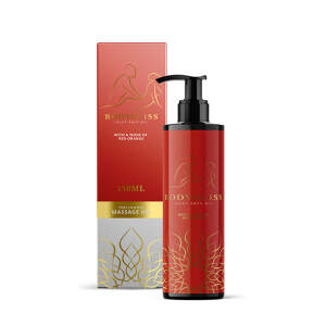 Bodygliss - Massageolie - Glijmiddel - Silky Soft Oil - Red Orange