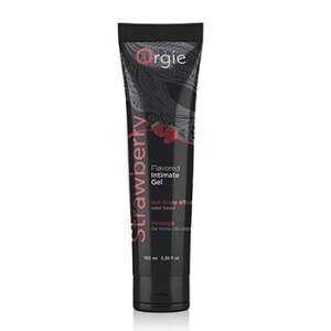 Orgie - Lube Tube Aardbeien Smaak - Glijmiddel - Non Sticky - Waterbasis