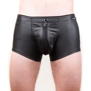 Benno von Stein - Short Elwoy - Rits - Pouch - PU-Leer - Zwart