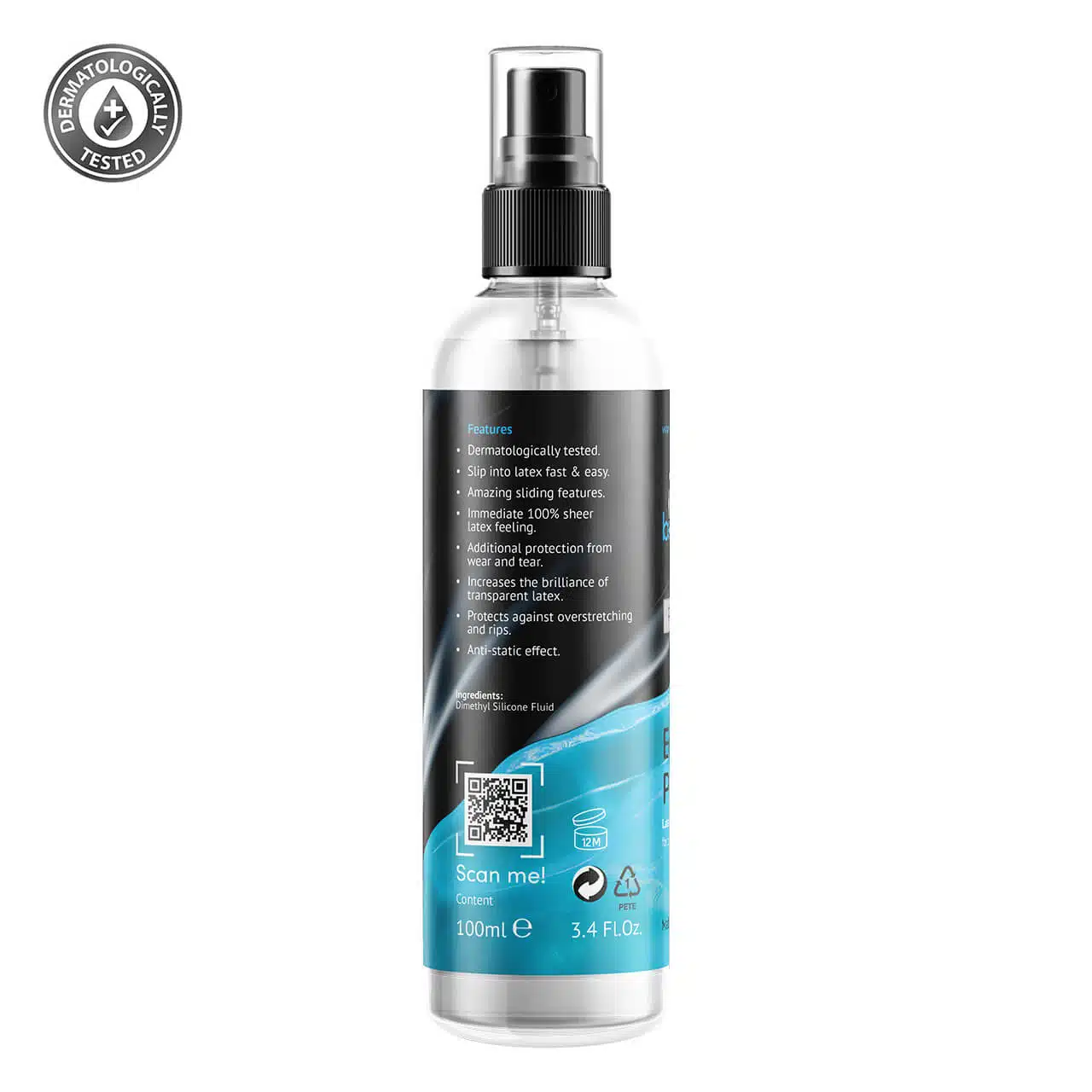 beGLOSS - Easy Glide Spray – Moeiteloos in je Latex - 100 ml - Afbeelding 2