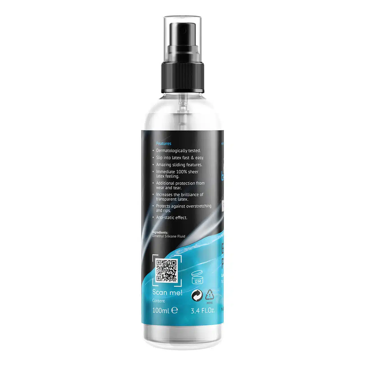 beGLOSS - Easy Glide Spray – Moeiteloos in je Latex - 100 ml - Afbeelding 3