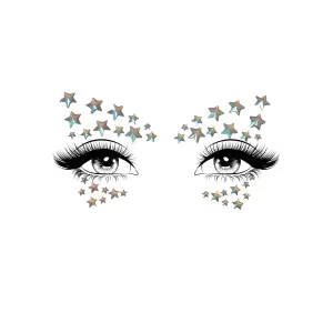 Leg Avenue - Face Jewel Celeste - Glow in the Dark - Gezichtsdecoratie