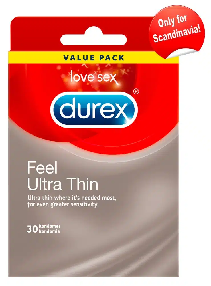Durex - Feel Ultra Thin Condooms Value Pack - 30 stuks