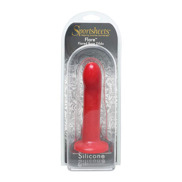 Sportsheets - Flare - Dildo - Siliconen - Rood - Afbeelding 4