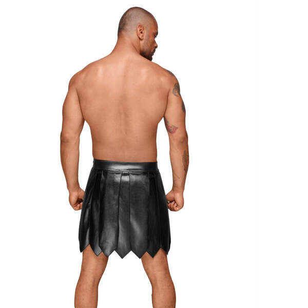Noir Handmade Gladiator Rok - Afbeelding 3