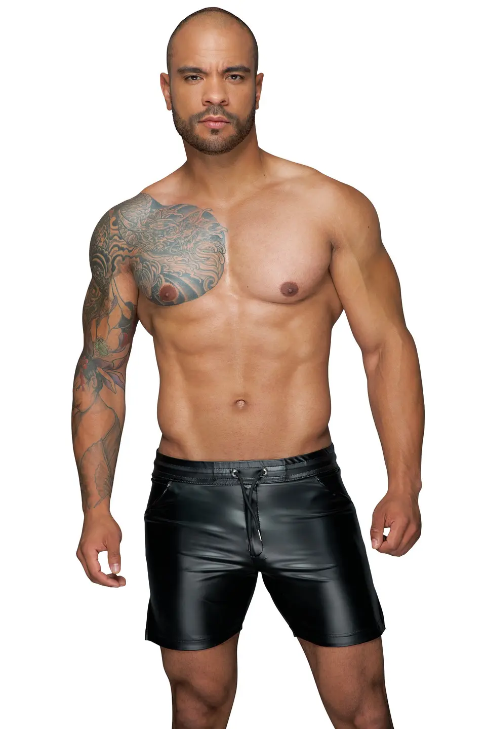Noir Handmade Wetlook Short Mister Behaved