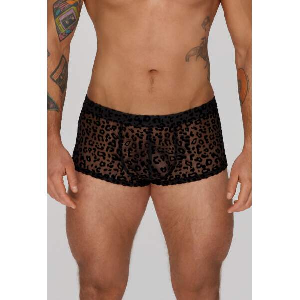 Noir Handmade - H072 - Short - Luipaard - Gaas - Zwart - Afbeelding 2