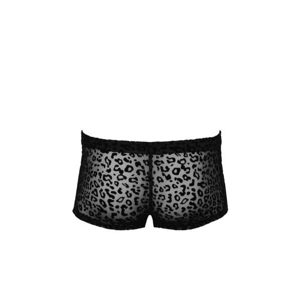 Noir Handmade - H072 - Short - Luipaard - Gaas - Zwart - Afbeelding 6