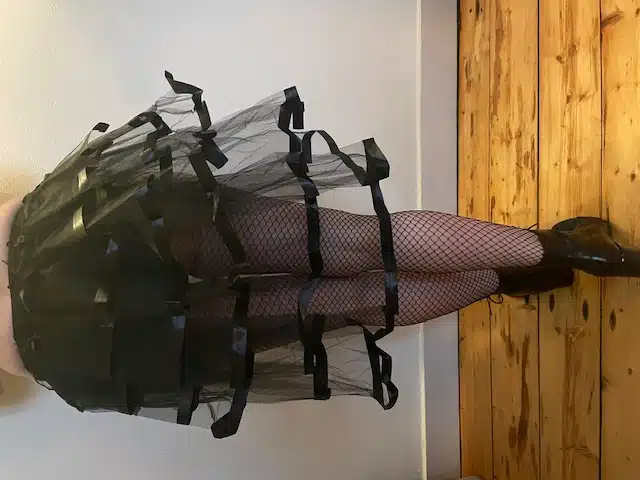 Alternative Fashion - Petticoat - Lange Achterkant - Zwart