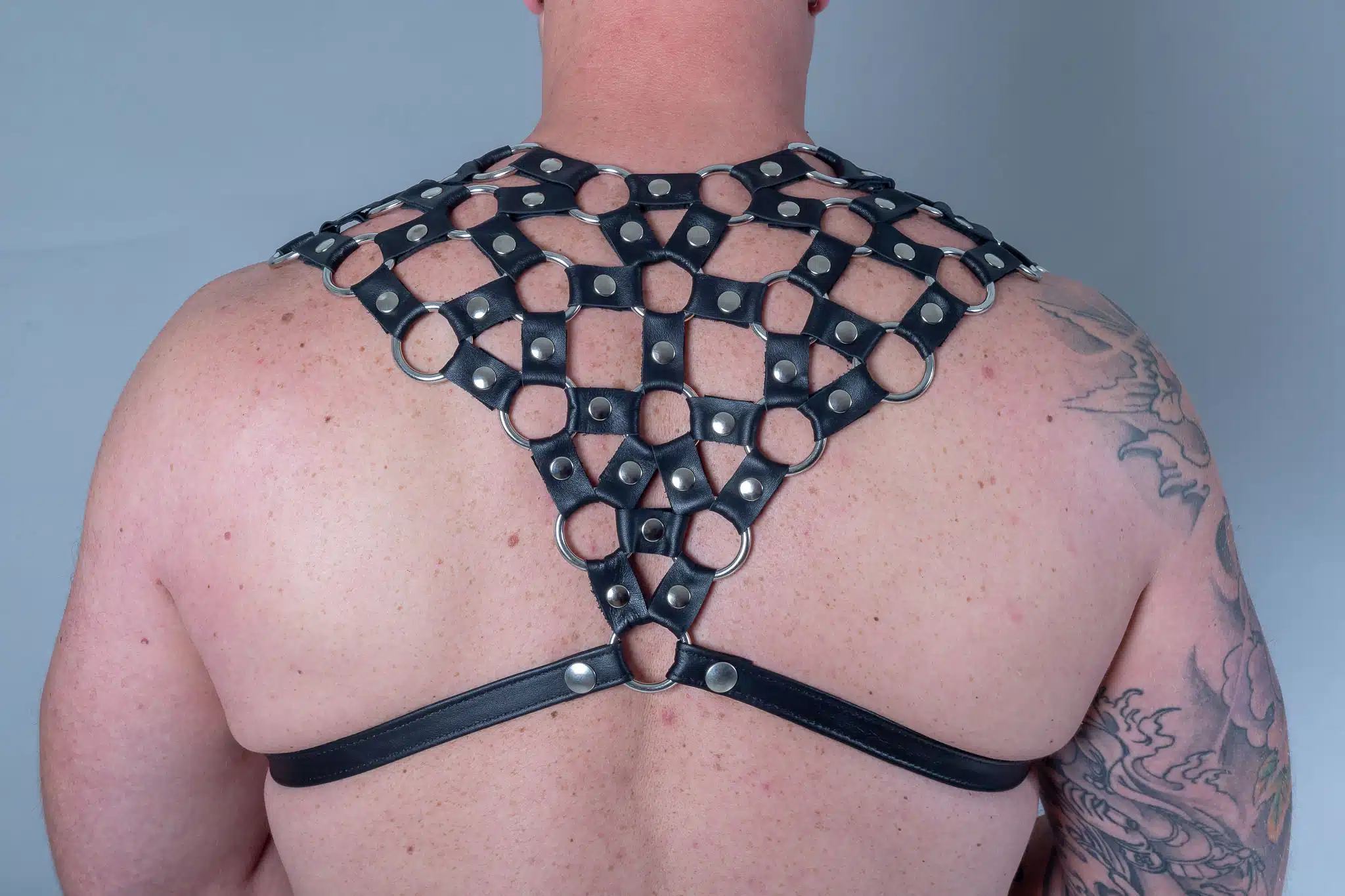 Leren Borstharnas met Ringen - Bizonder - Afbeelding 2