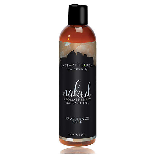 Intimate Earth - Massage Olie Naked Unscented - Reukloos