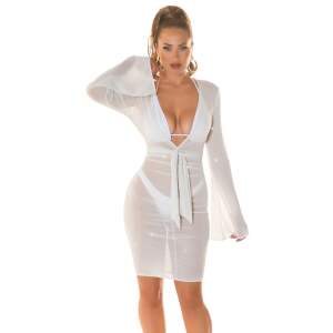 Koucla - Nissi Beach - Cover-Up Jurkje met Lange Mouw - Glitter Zand