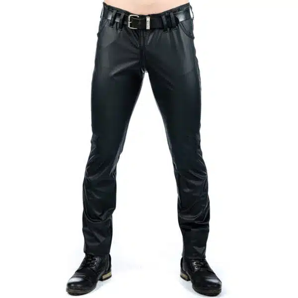 Benno Von Stein - Kyngax - Broek - PU Leer - Zwart