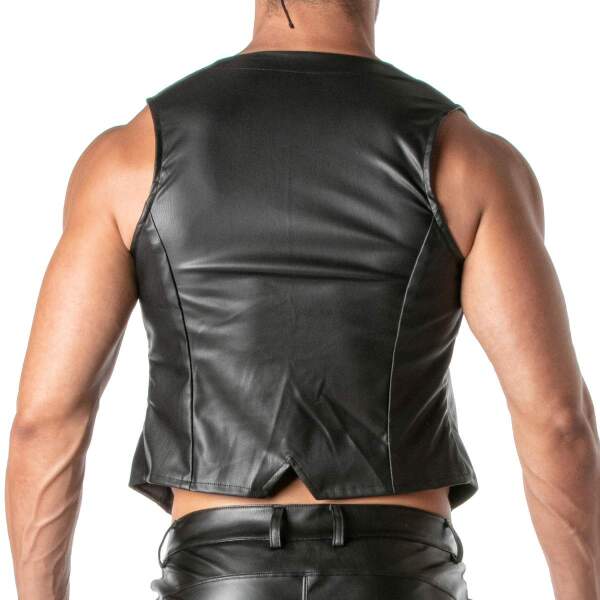 TOF PARIS - Kinky Gilet - Ketting - PU-leer - Zwart - Afbeelding 3