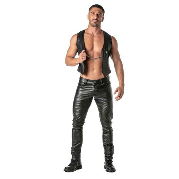 TOF PARIS - Kinky Gilet - Ketting - PU-leer - Zwart - Afbeelding 4