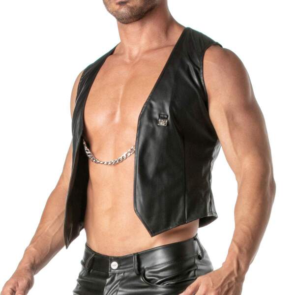 TOF PARIS - Kinky Gilet - Ketting - PU-leer - Zwart - Afbeelding 2