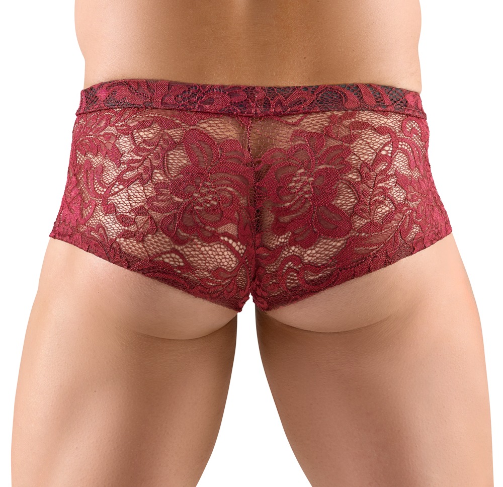 Svenjoyment Underwear - Hip Shorty - Kant - Bordeaux - Afbeelding 2