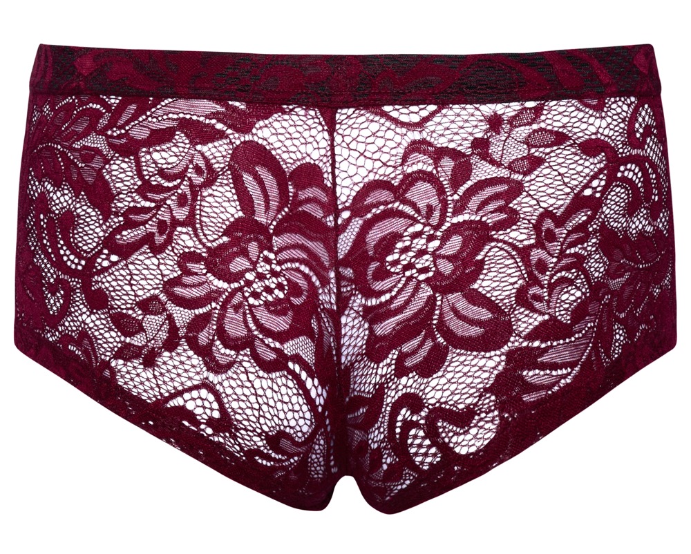 Svenjoyment Underwear - Hip Shorty - Kant - Bordeaux - Afbeelding 5