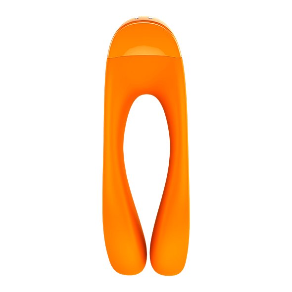 Satisfyer - Candy Cane Finger Vibrator - Voor Hem en Haar - Oranje - Afbeelding 2