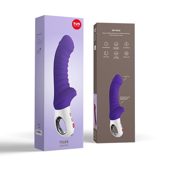 Fun Factory - Tiger G5 Vibrator - G-Spot Vibrator - Anale Vibrator - Prostaat Stimulator - Paars - Afbeelding 5