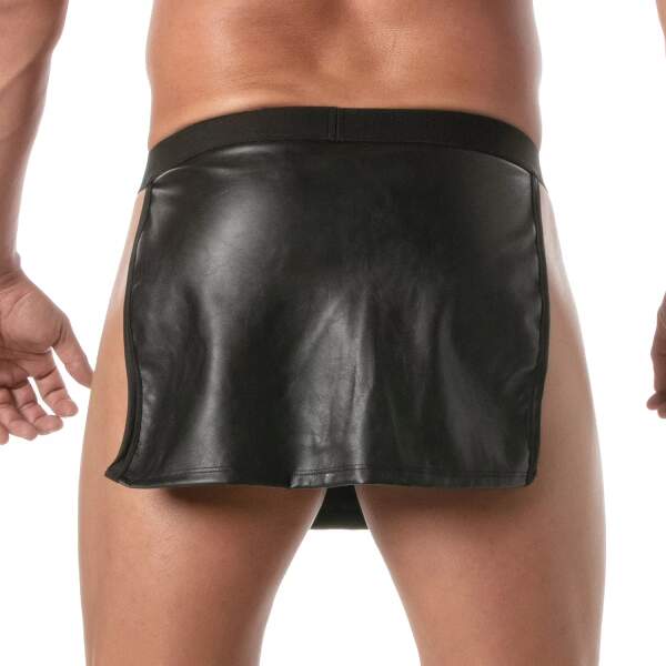 TOF PARIS - Kinky Rok - Schort - PU-leer - Zwart - Afbeelding 2