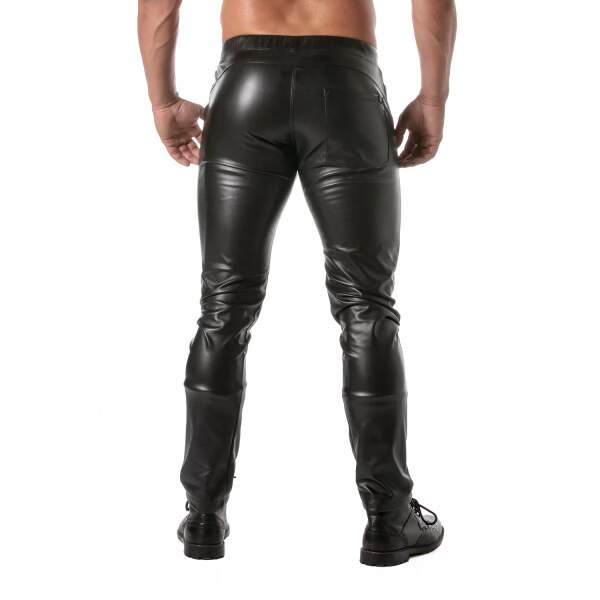 TOF PARIS - Kinky Sweat Pants - PU-leer - Zwart - Afbeelding 3