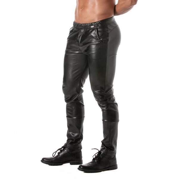 TOF PARIS - Kinky Sweat Pants - PU-leer - Zwart - Afbeelding 2