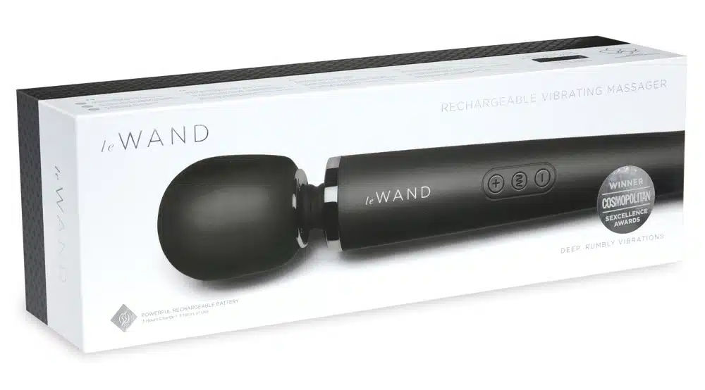 Le Wand - Wand Vibrator - Clitoris Vibrator - Oplaadbaar - Zwart - Afbeelding 4