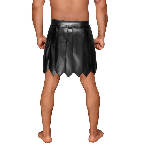 Noir Handmade Gladiator Rok - Afbeelding 2