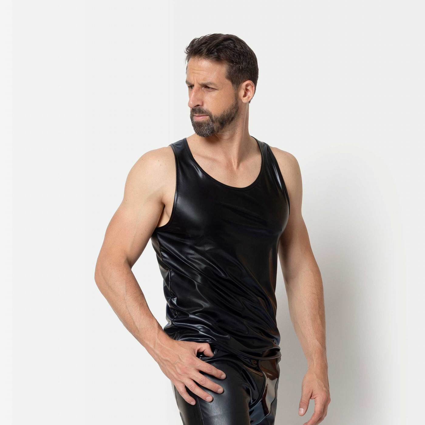 Patrice Catanzaro - Arkin Shirt - Tanktop - Wetlook - Zwart