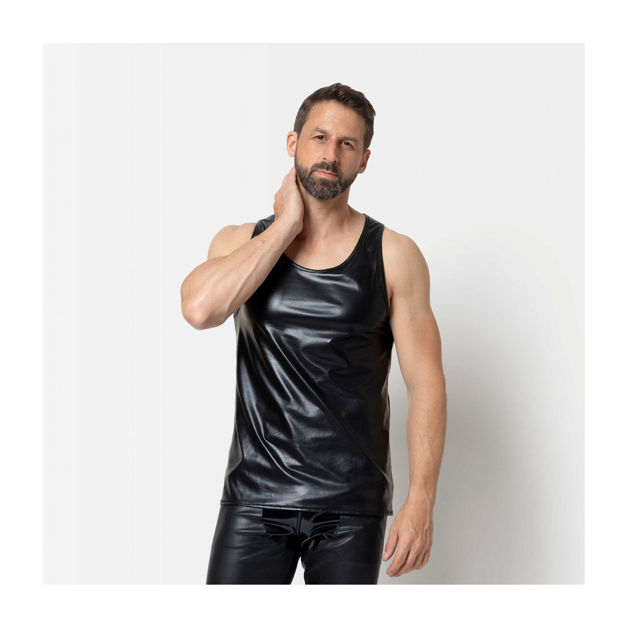 Patrice Catanzaro - Arkin Shirt - Tanktop - Wetlook - Zwart - Afbeelding 3