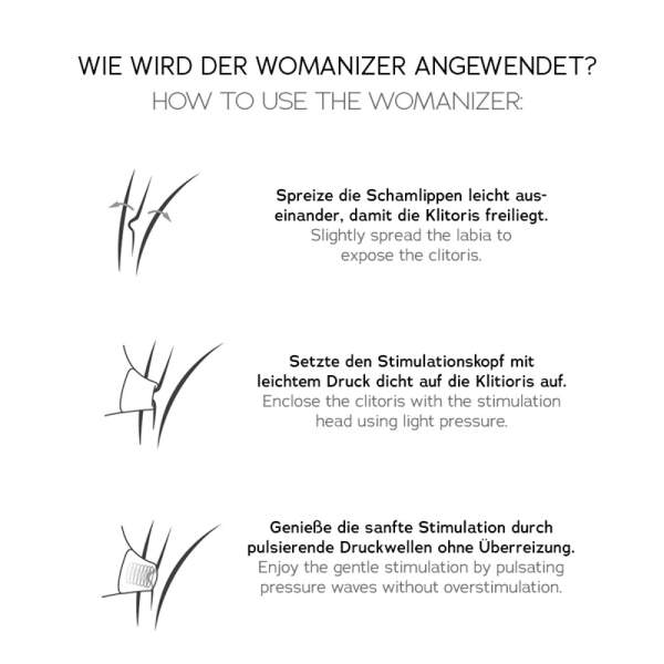 Womanizer - ENHANCE -  Clitoris Vibrator - Luchtdruk en Vibraties - Zwart - Afbeelding 6