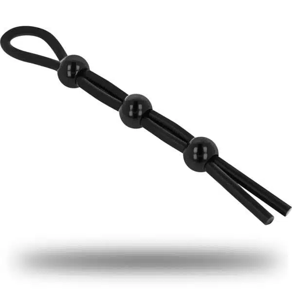 Ohmama - Verstelbare Cock and Testicles Ring 2 - Zwart