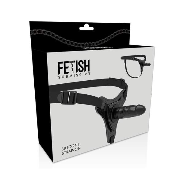 Siliconen Strap-on Black - Fetish Submissive - Afbeelding 3
