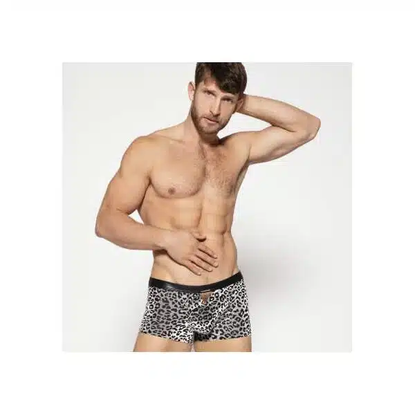 Manstore - M2235 - Triangle Pants - Showmaster - Luipaardprint
