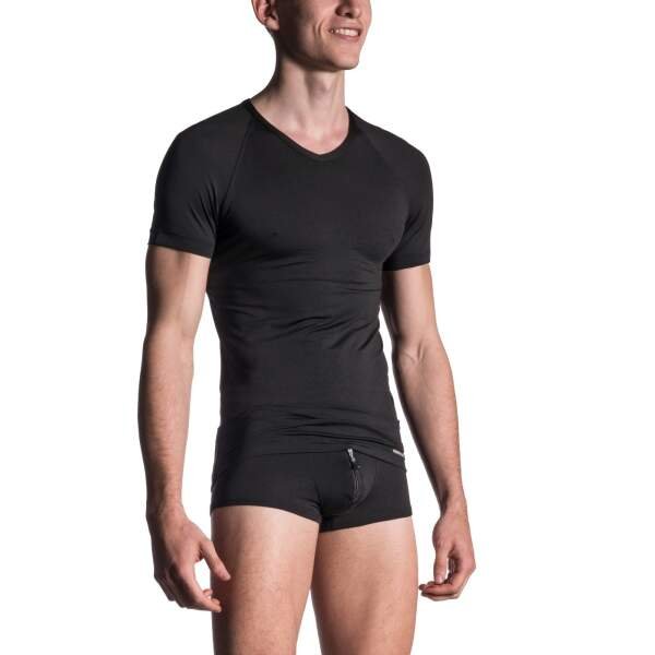 Manstore M800 V-Neck Tee Black