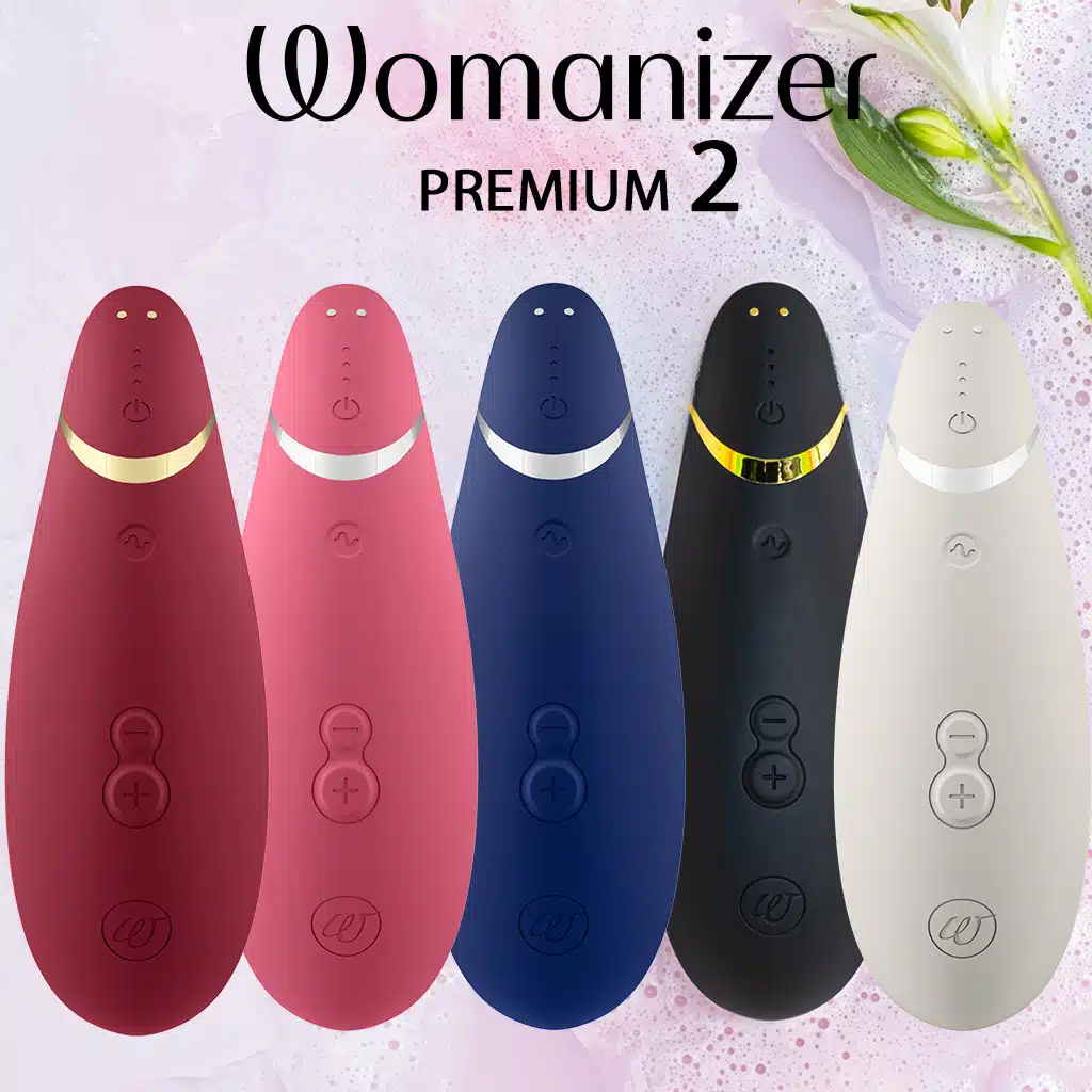 Womanizer - Premium 2 - Clitoris Vibrator - Luchtdruk - Blauw - Afbeelding 3