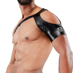 TOF PARIS - Shoulder Harness Open - PU-leer - Zwart