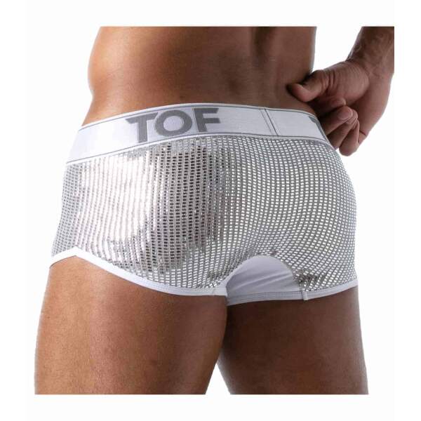 TOF PARIS - Star Short - Pailletten - Wit - Zilver - Afbeelding 2