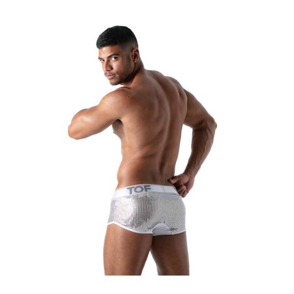 TOF PARIS - Star Short - Pailletten - Wit - Zilver - Afbeelding 4