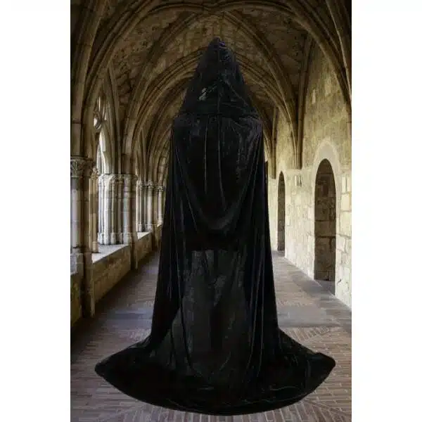 Cape Specialist - Cape - Capuchon - Velours - Zwart - Maat L