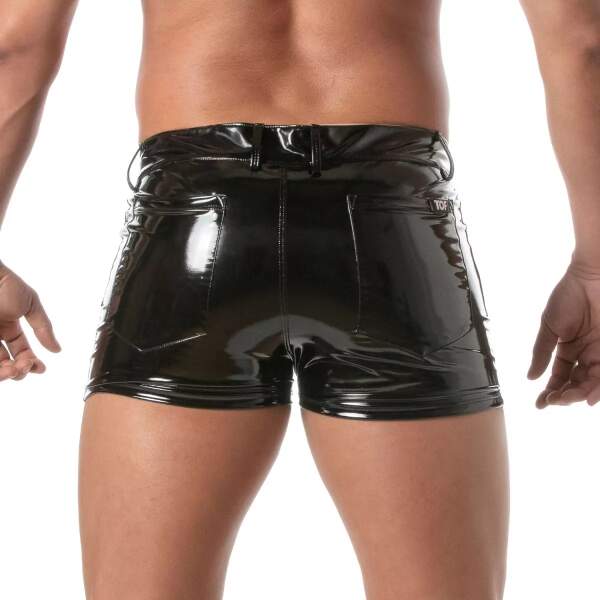 TOF PARIS - 5-Pocket Short - Lak - Zwart - Afbeelding 2