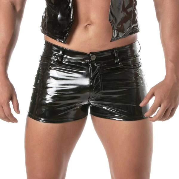 TOF PARIS - 5-Pocket Short - Lak - Zwart - Afbeelding 3