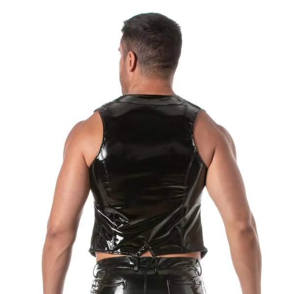 TOF PARIS - Kinky Gilet - Ketting - Lak - Zwart - Afbeelding 4