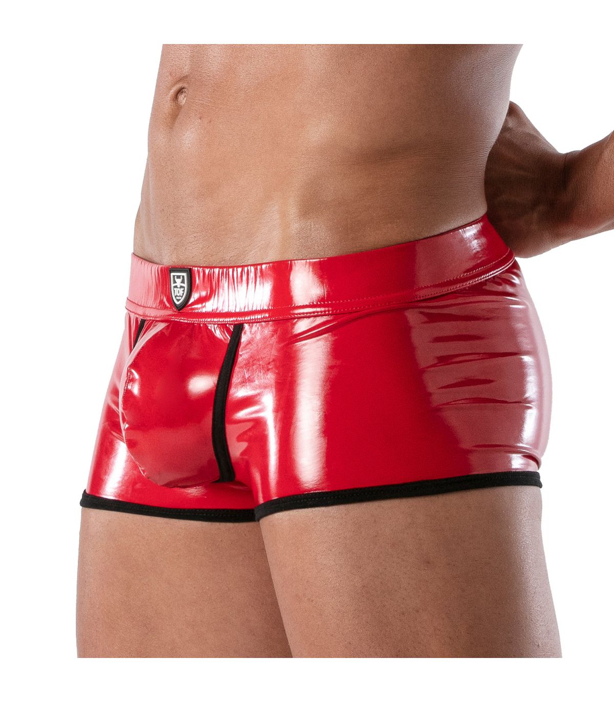 TOF PARIS - Vinyl Short - Lak - Rood - Afbeelding 2