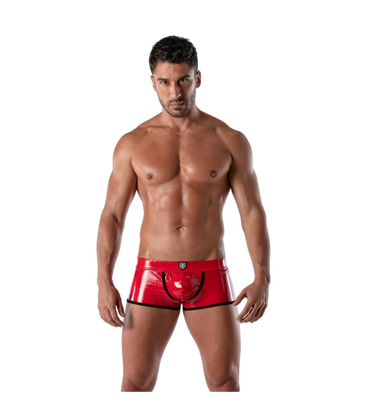 TOF PARIS - Vinyl Short - Lak - Rood - Afbeelding 3